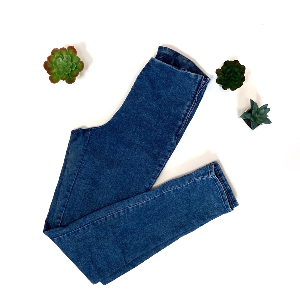 H&M Dark Wash High Waisted  Skinny Denim Jeans